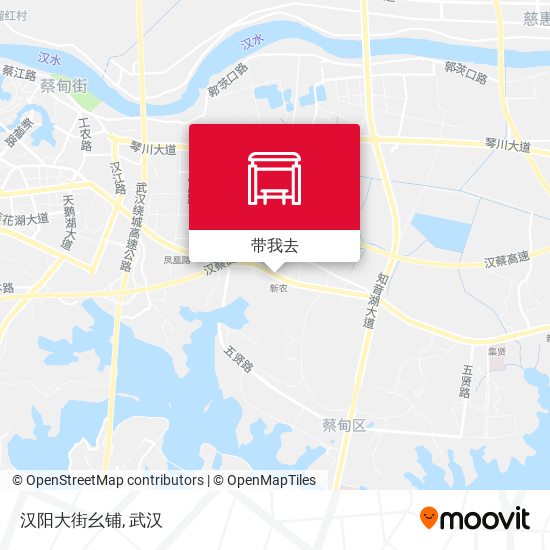 汉阳大街幺铺地图