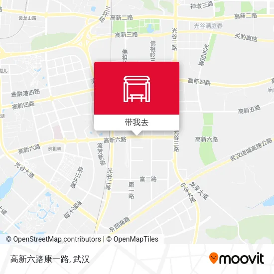 高新六路康一路地图