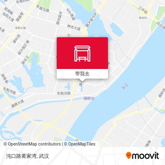 沌口路黄家湾地图