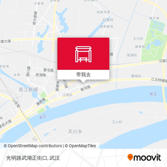 光明路武湖正街口地图