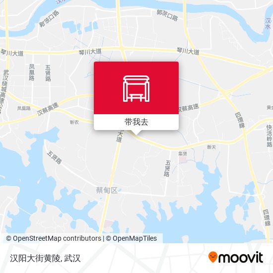 汉阳大街黄陵地图