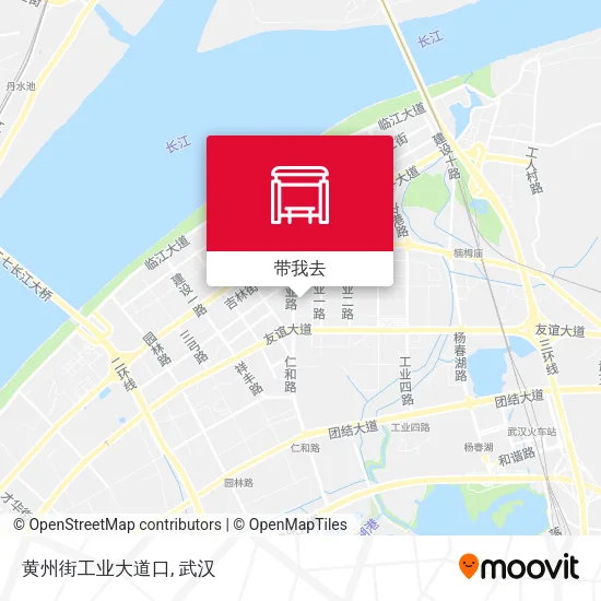 黄州街工业大道口地图