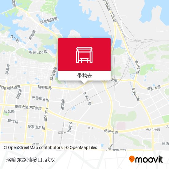 珞喻东路油篓口地图