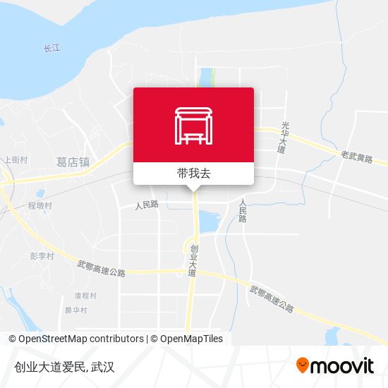 创业大道爱民地图