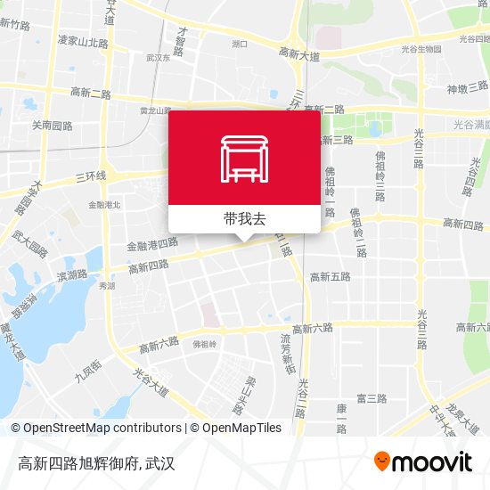 高新四路旭辉御府地图