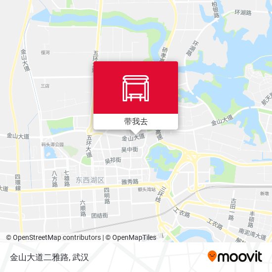 金山大道二雅路地图