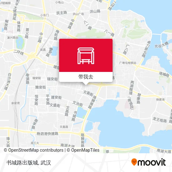 书城路出版城地图