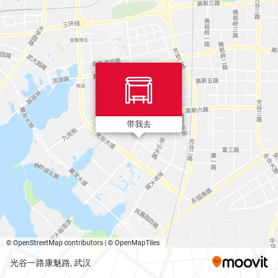 光谷一路康魅路地图