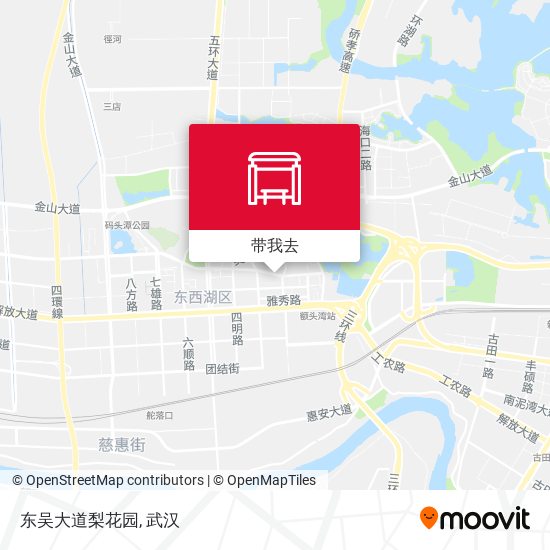 东吴大道梨花园地图