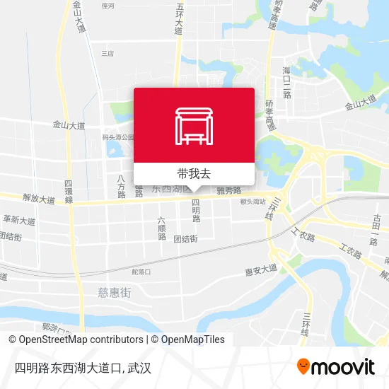四明路东西湖大道口地图