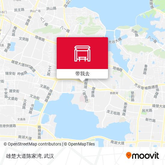 雄楚大道陈家湾地图