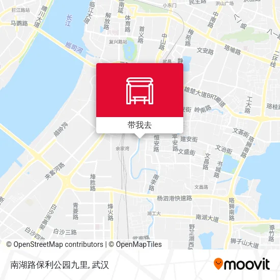 南湖路保利公园九里地图