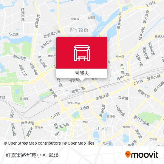 红旗渠路华苑小区地图