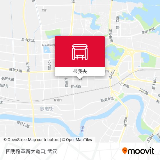 四明路革新大道口地图