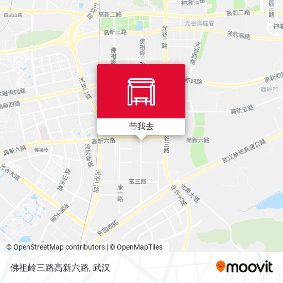 佛祖岭三路高新六路地图