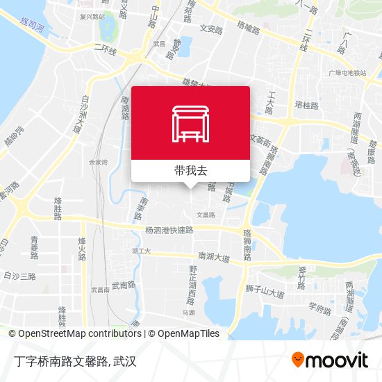 丁字桥南路文馨路地图