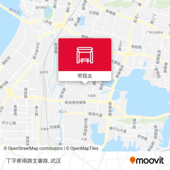 丁字桥南路文馨路地图