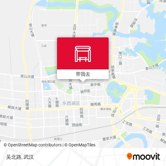 吴北路地图