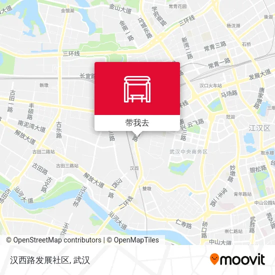 汉西路发展社区地图