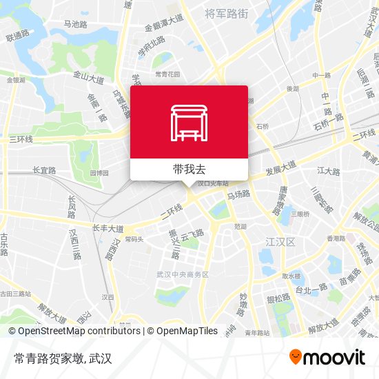 常青路贺家墩地图