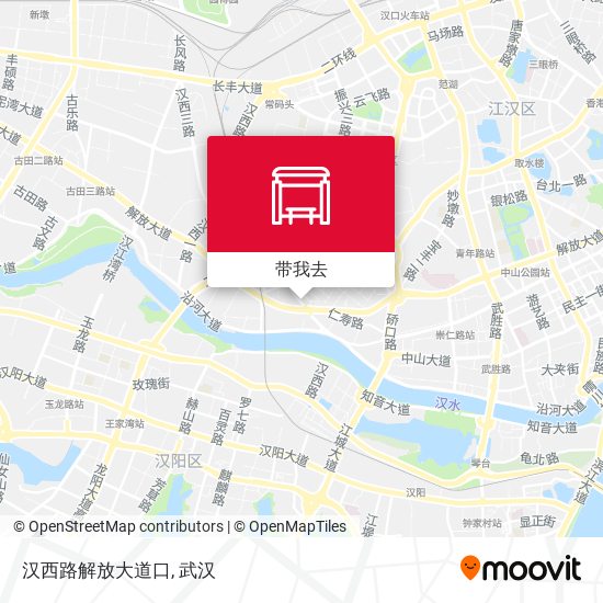 汉西路解放大道口地图