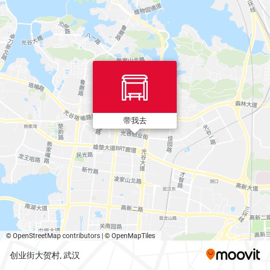创业街大贺村地图