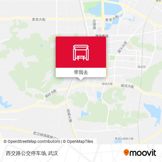 西交路公交停车场地图
