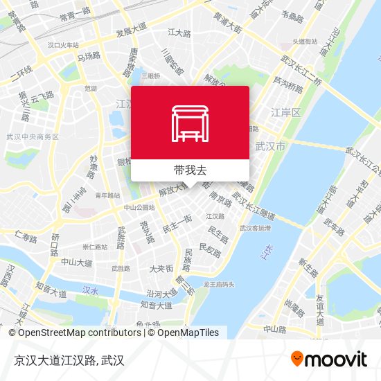 京汉大道江汉路地图