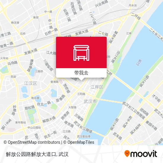 解放公园路解放大道口地图