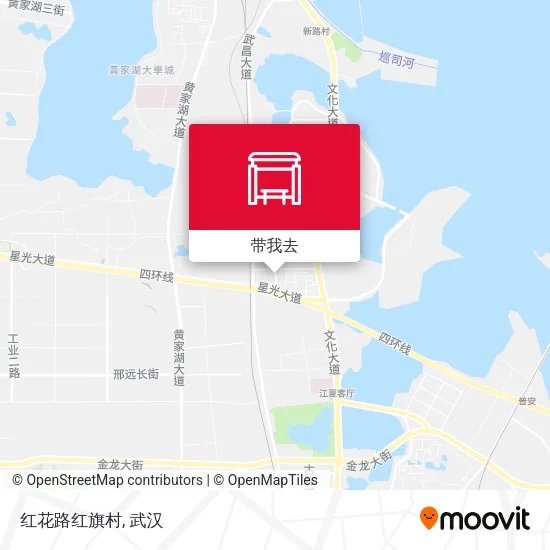 红花路红旗村地图