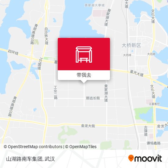 山湖路南车集团地图