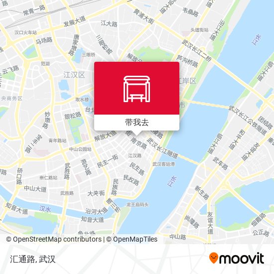汇通路地图