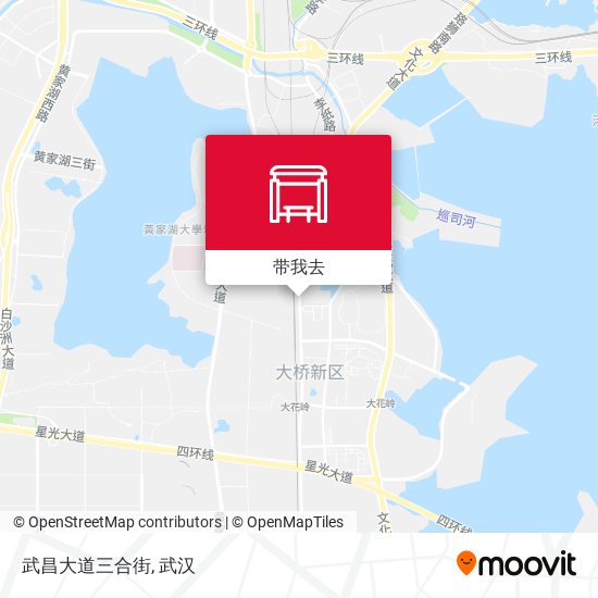 武昌大道三合街地图