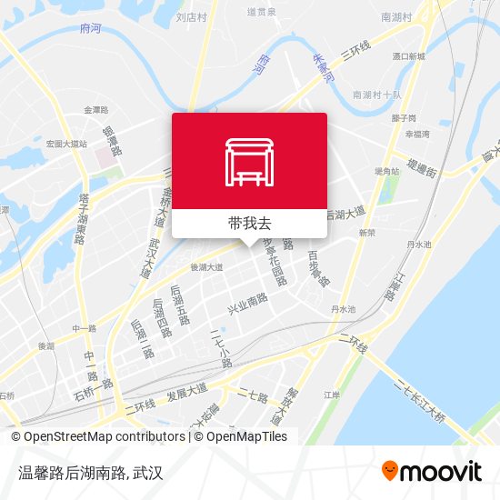 温馨路后湖南路地图