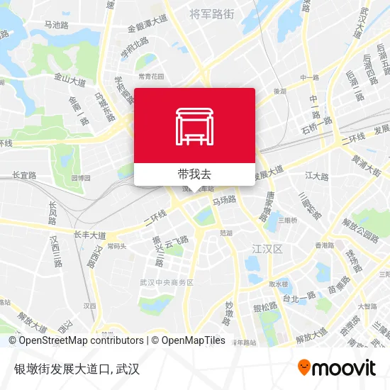 银墩街发展大道口地图