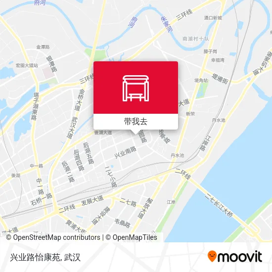 兴业路怡康苑地图