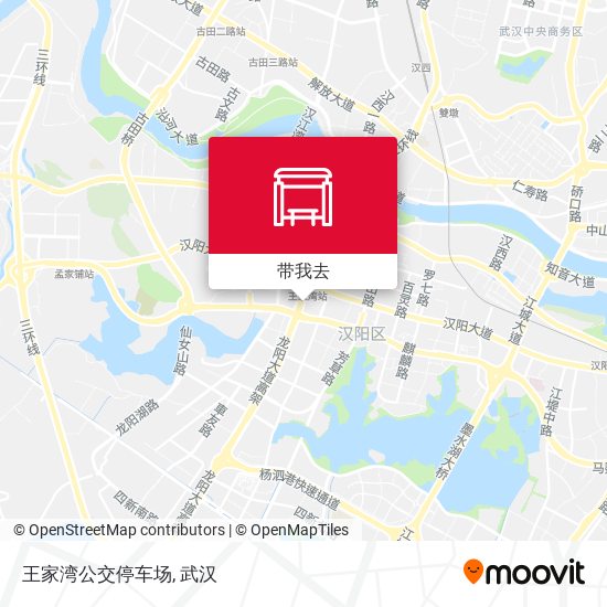 王家湾公交停车场地图
