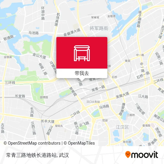 常青三路地铁长港路站地图