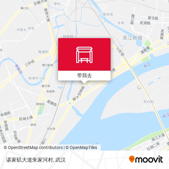 谌家矶大道朱家河村地图