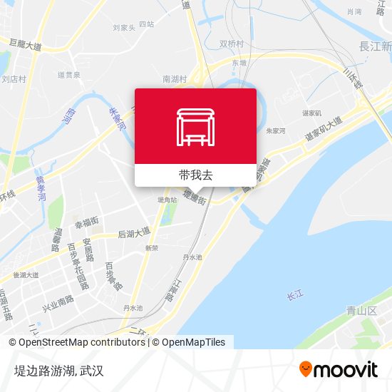 堤边路游湖地图
