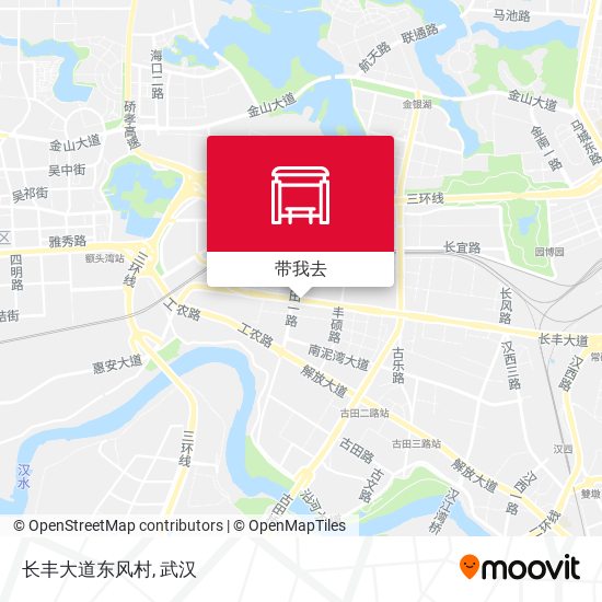 长丰大道东风村地图