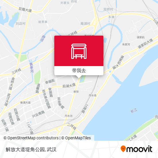 解放大道堤角公园地图