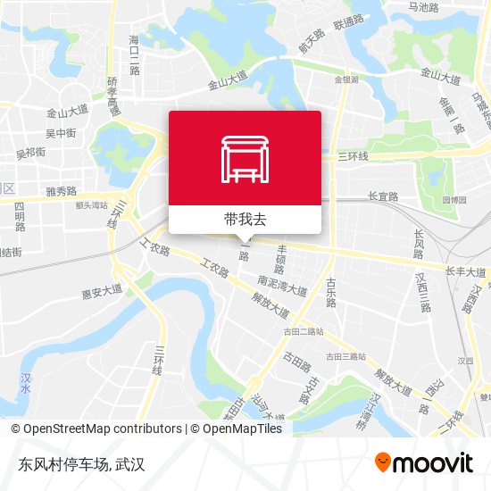 东风村停车场地图