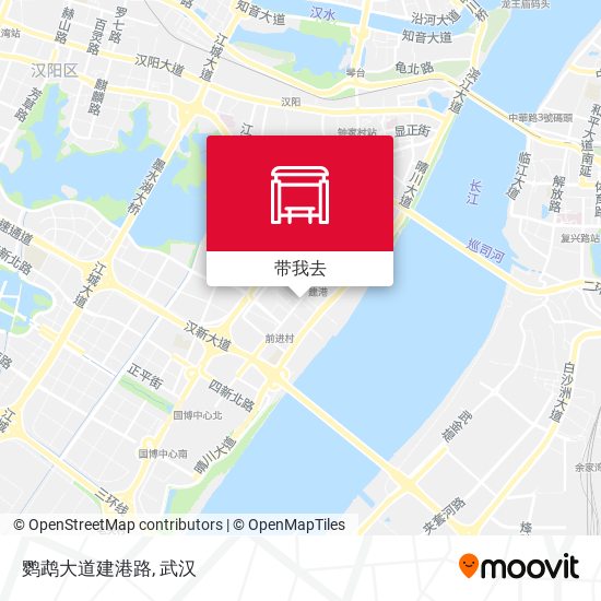 鹦鹉大道建港路地图