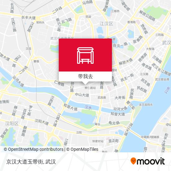 京汉大道玉带街地图