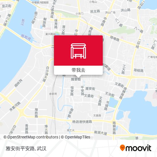 雅安街平安路地图