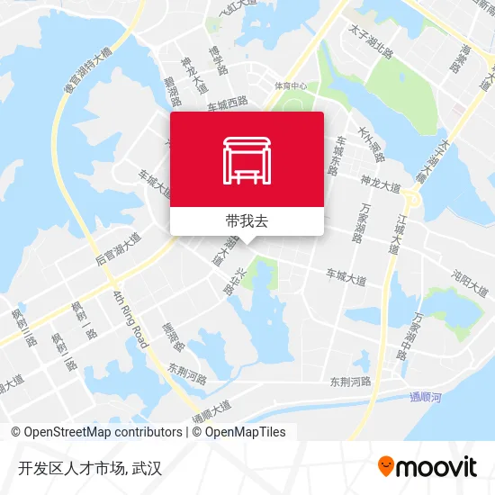 开发区人才市场地图