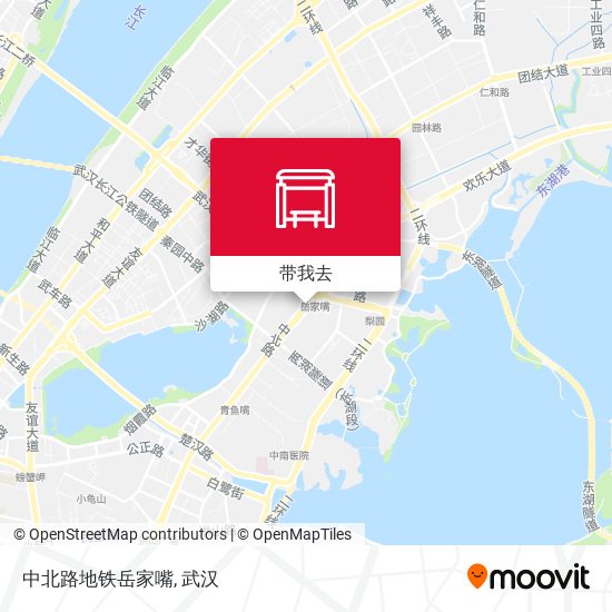 中北路地铁岳家嘴地图