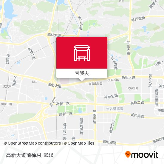 高新大道前徐村地图