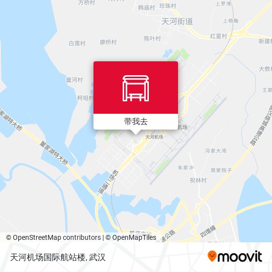 天河机场国际航站楼地图